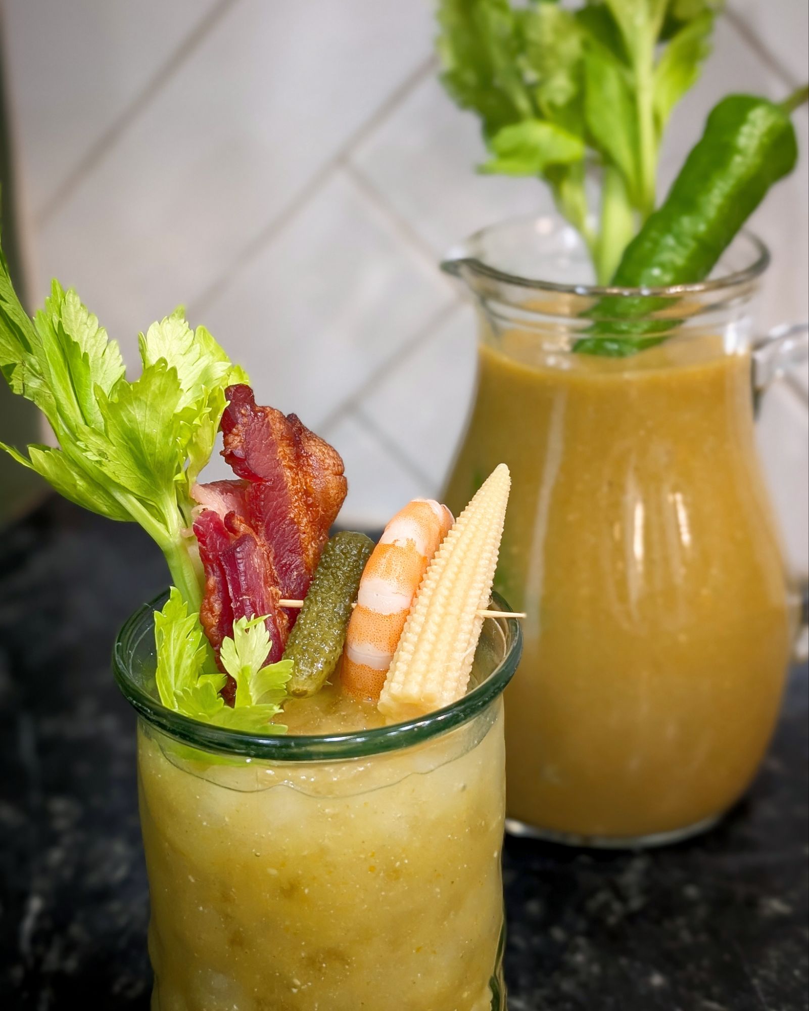 Best Green Bloody Mary or Bloody Maria - Charlotte House Revival
